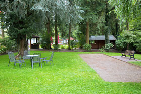 Boule im Park